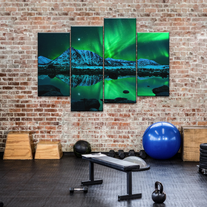 Aurora Northern Lights Canvas Prints Wall Art