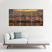 Load image into Gallery viewer, Old Port Of Maaslouis Netherlands Photo Canvas Print