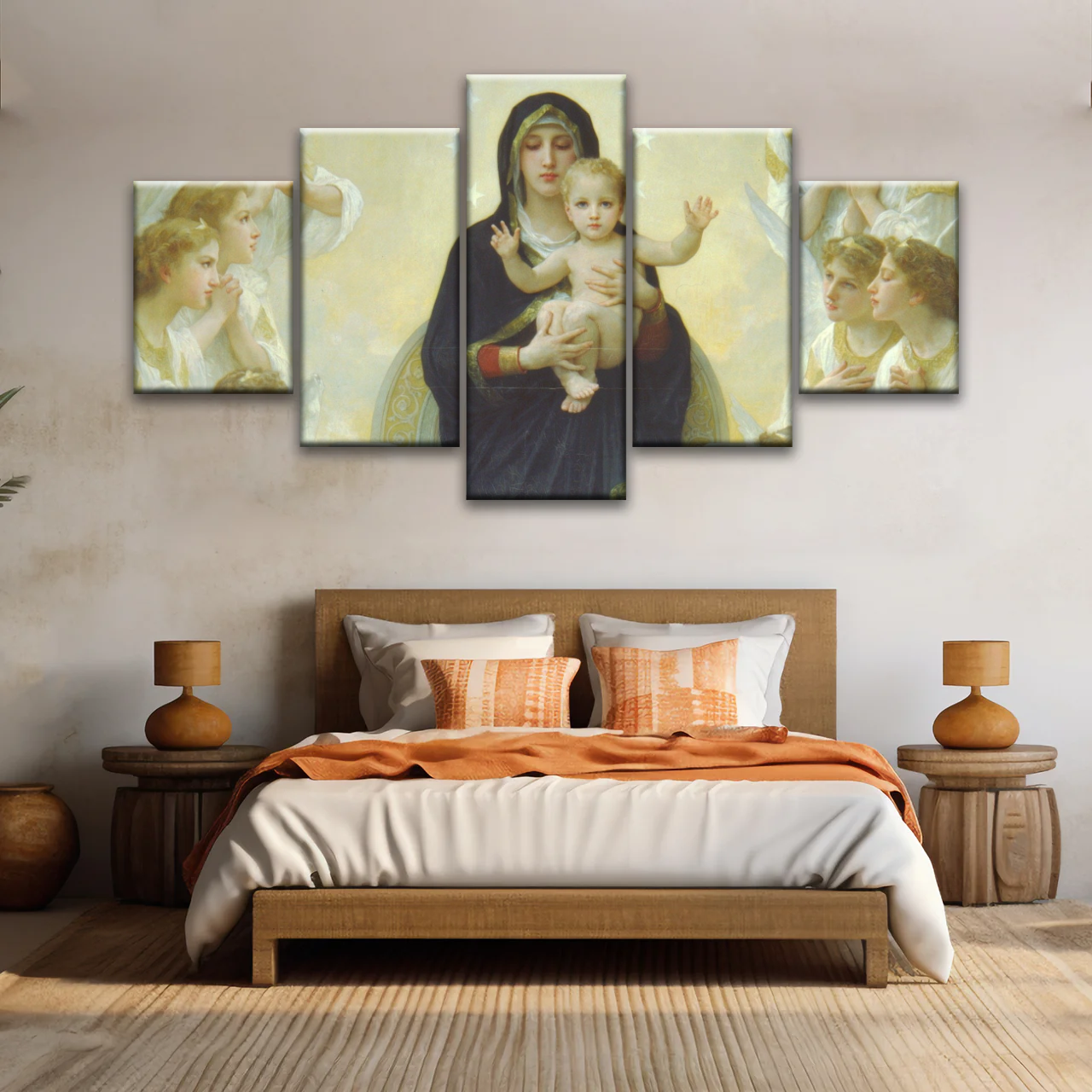 Our Lady of the Angels Wall Art Home Decor