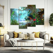 Load image into Gallery viewer, Peacock In The Forest Wall Art Prints