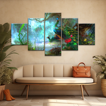 Load image into Gallery viewer, Peacock In The Forest Wall Art Prints