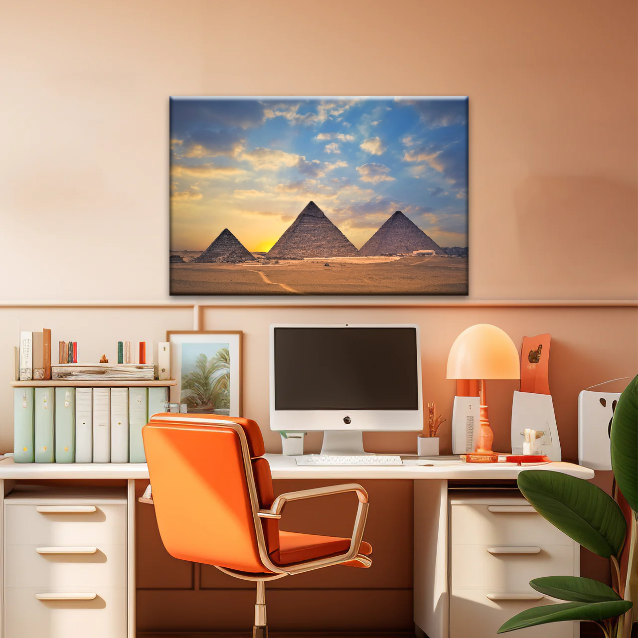 The Pyramids of Giza, Egypt Canvas Photos Prints