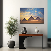 Load image into Gallery viewer, The Pyramids of Giza, Egypt Canvas Photos Prints