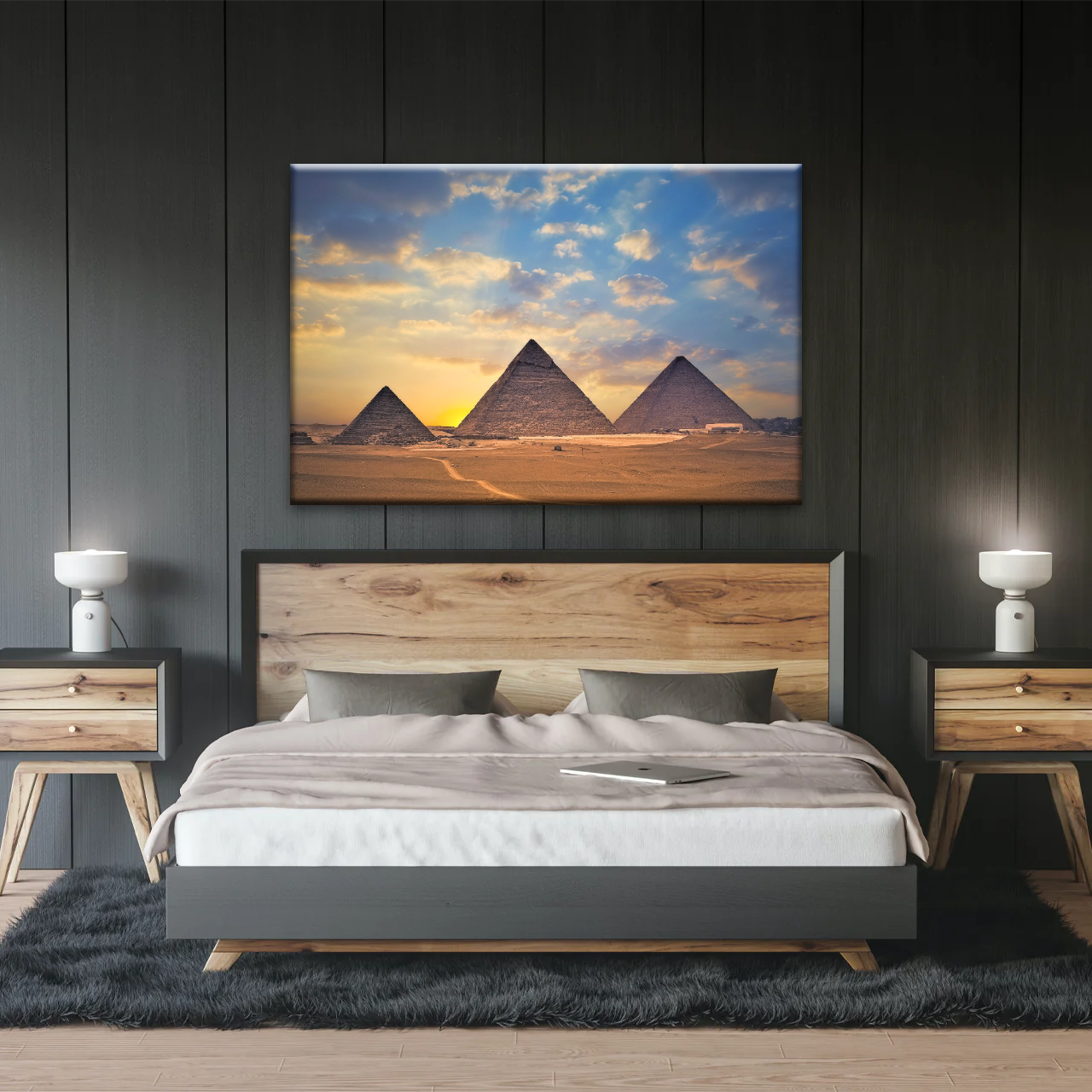 The Pyramids of Giza, Egypt Canvas Photos Prints