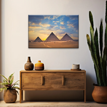 Load image into Gallery viewer, The Pyramids of Giza, Egypt Canvas Photos Prints