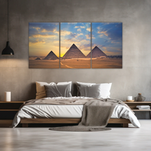 Load image into Gallery viewer, The Pyramids of Giza, Egypt Canvas Photos Prints
