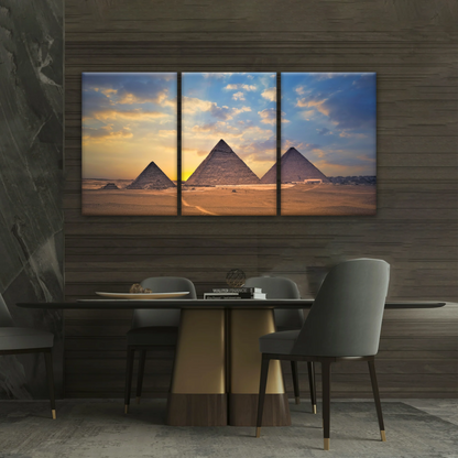 The Pyramids of Giza, Egypt Canvas Photos Prints