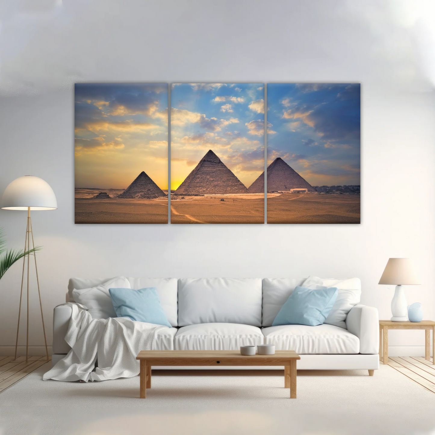 The Pyramids of Giza, Egypt Canvas Photos Prints