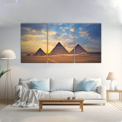 The Pyramids of Giza, Egypt Canvas Photos Prints