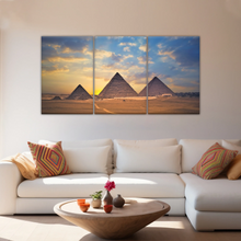 Load image into Gallery viewer, The Pyramids of Giza, Egypt Canvas Photos Prints