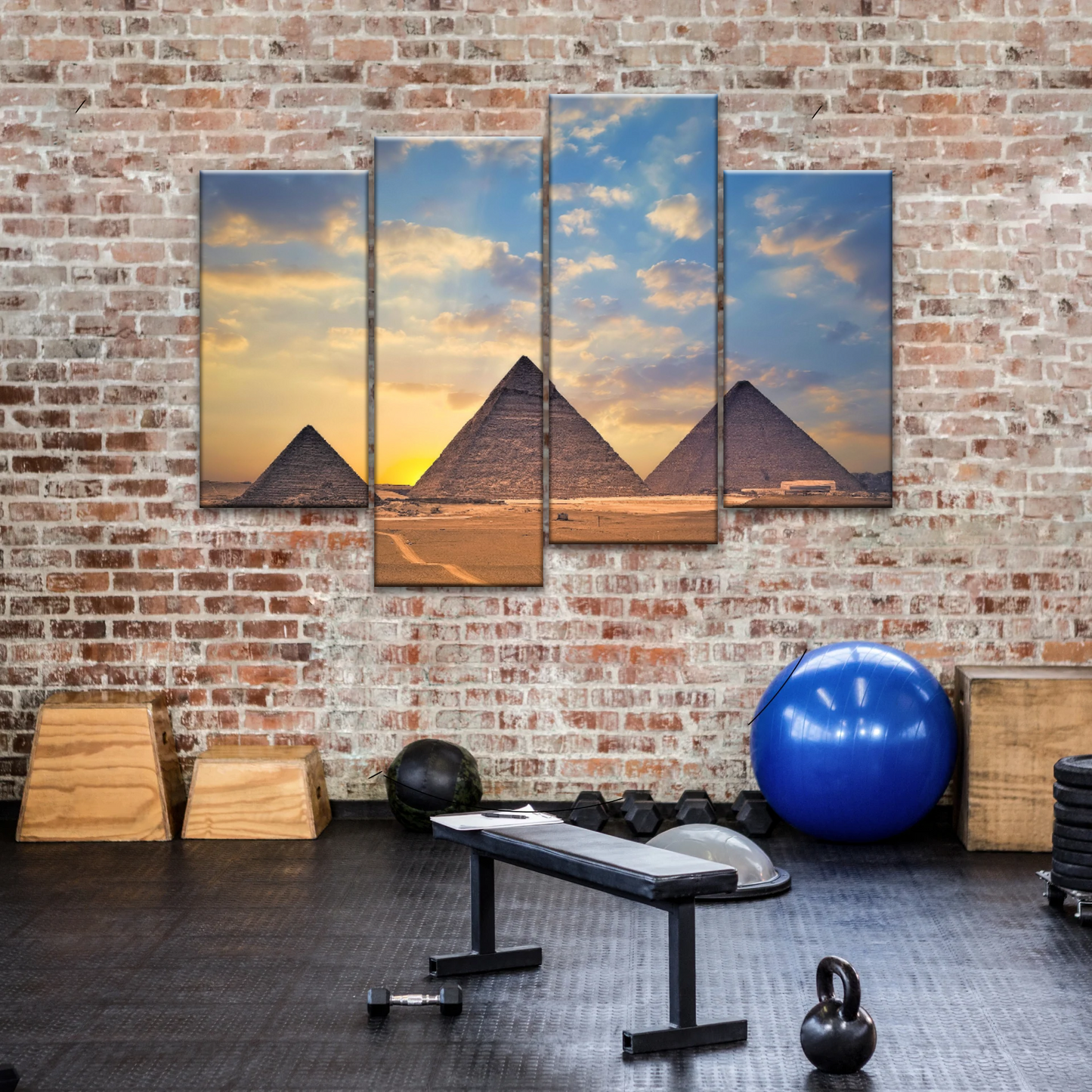 The Pyramids of Giza, Egypt Canvas Photos Prints