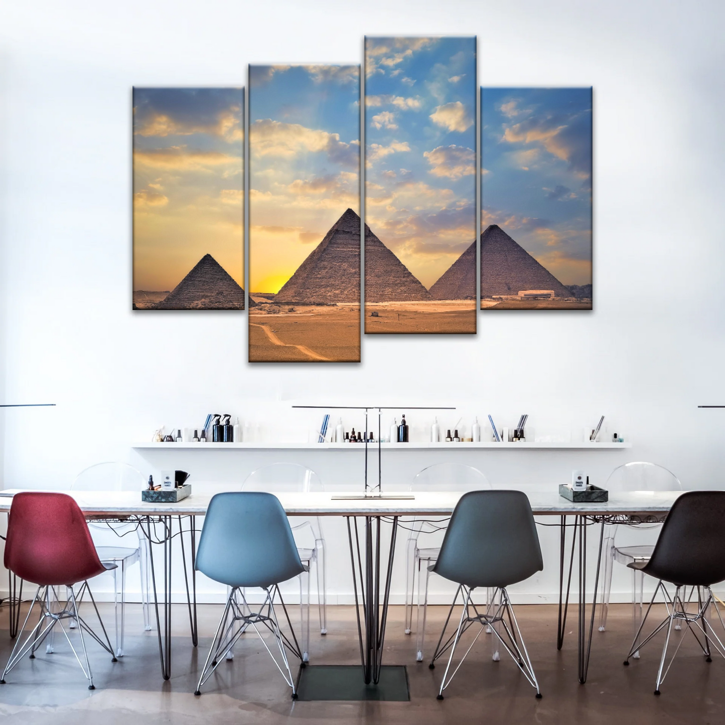 The Pyramids of Giza, Egypt Canvas Photos Prints