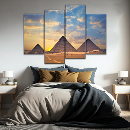 The Pyramids of Giza, Egypt Canvas Photos Prints