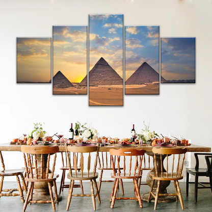 The Pyramids of Giza, Egypt Canvas Photos Prints