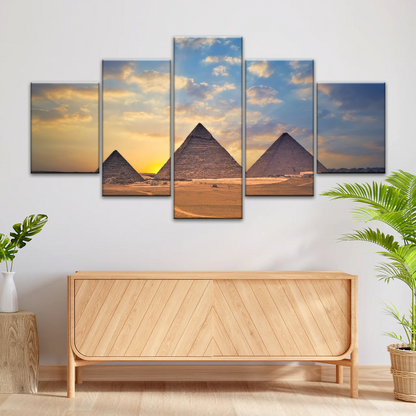The Pyramids of Giza, Egypt Canvas Photos Prints