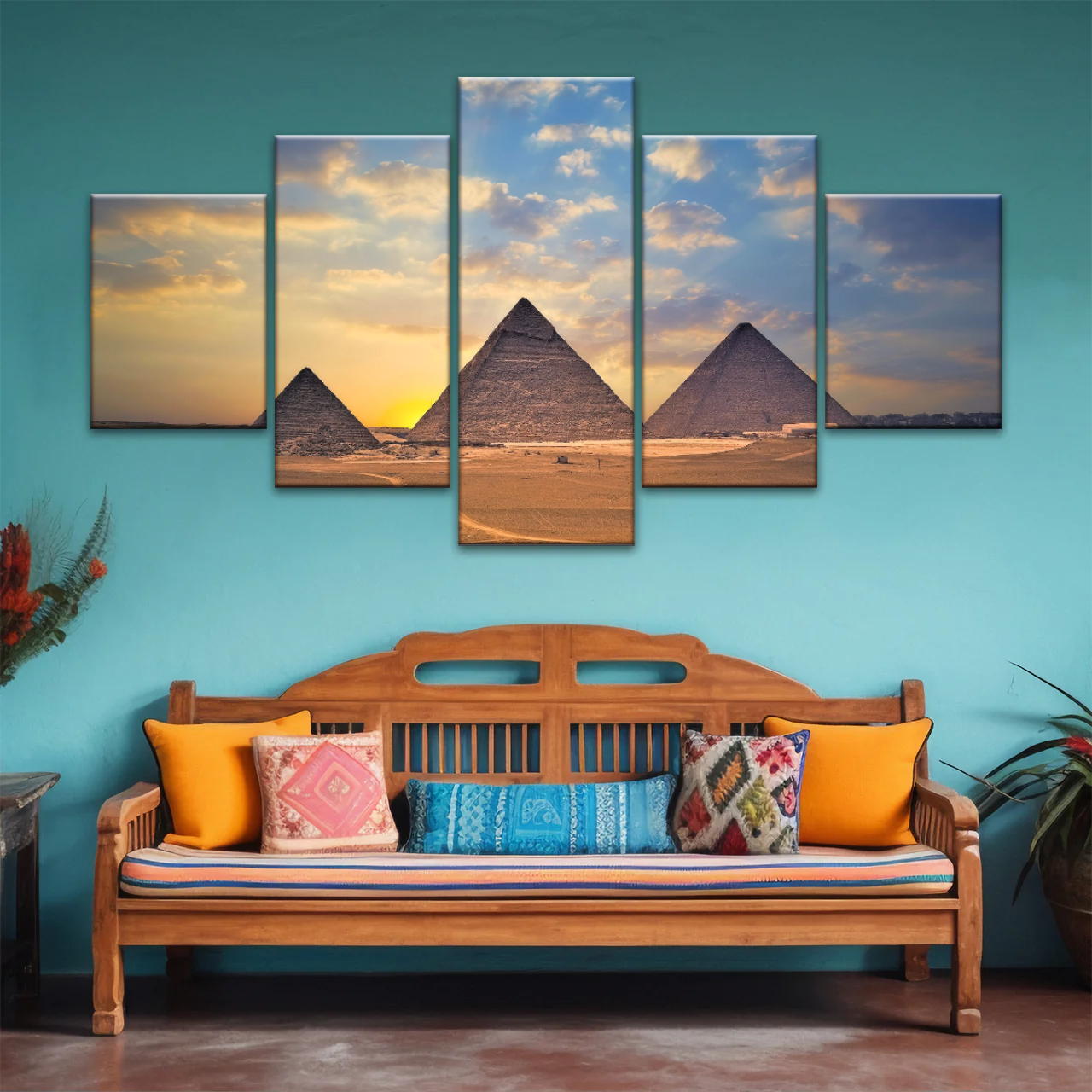 The Pyramids of Giza, Egypt Canvas Photos Prints