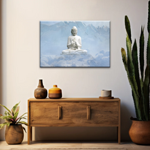 Load image into Gallery viewer, Sculpture of Sakyamuni Buddha Under the Snow-capped Mountains Wall Art