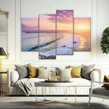 Load image into Gallery viewer, Purple Sky At Seaside Sunset Printing Canvas Photos