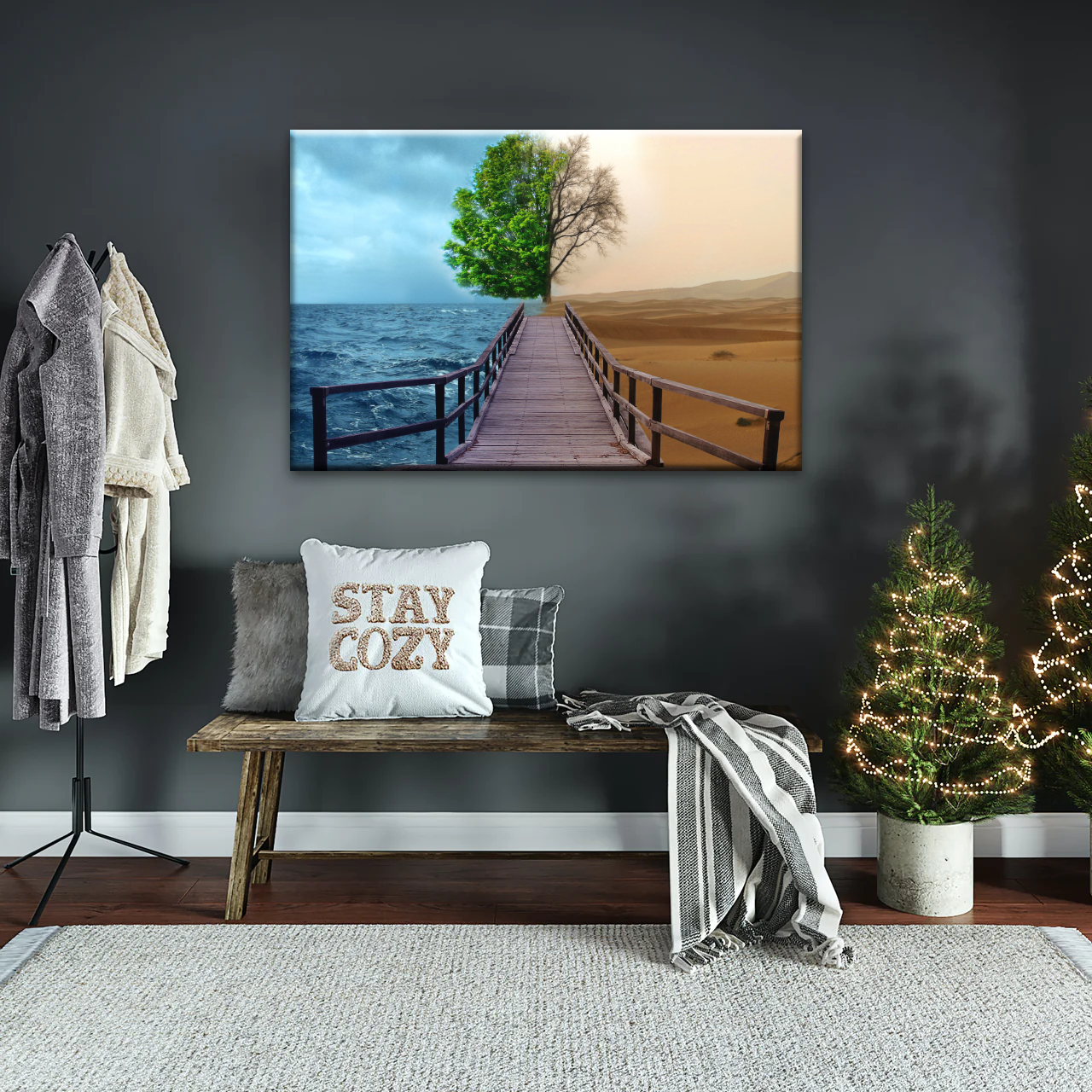 Changing Of Seasons Art Print On Canvas