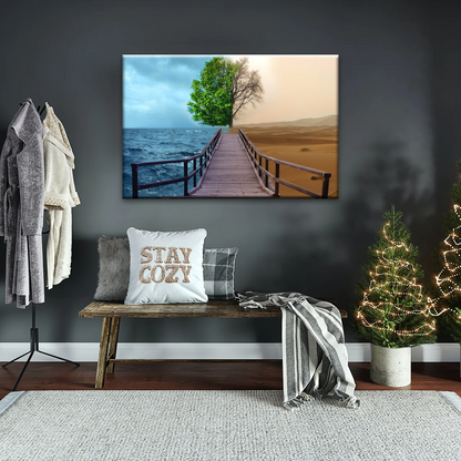 Changing Of Seasons Art Print On Canvas