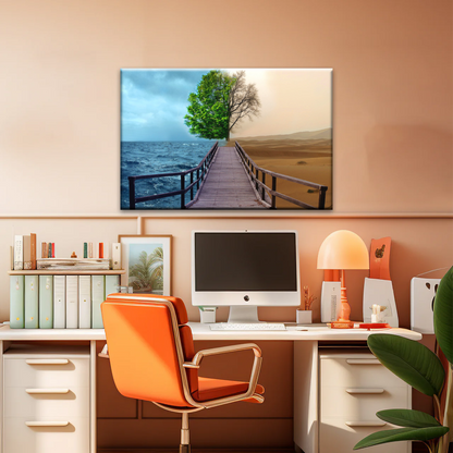 Changing Of Seasons Art Print On Canvas