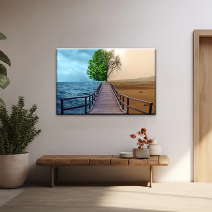 Changing Of Seasons Art Print On Canvas