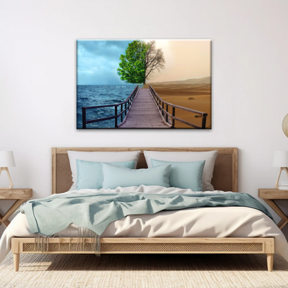 Changing Of Seasons Art Print On Canvas