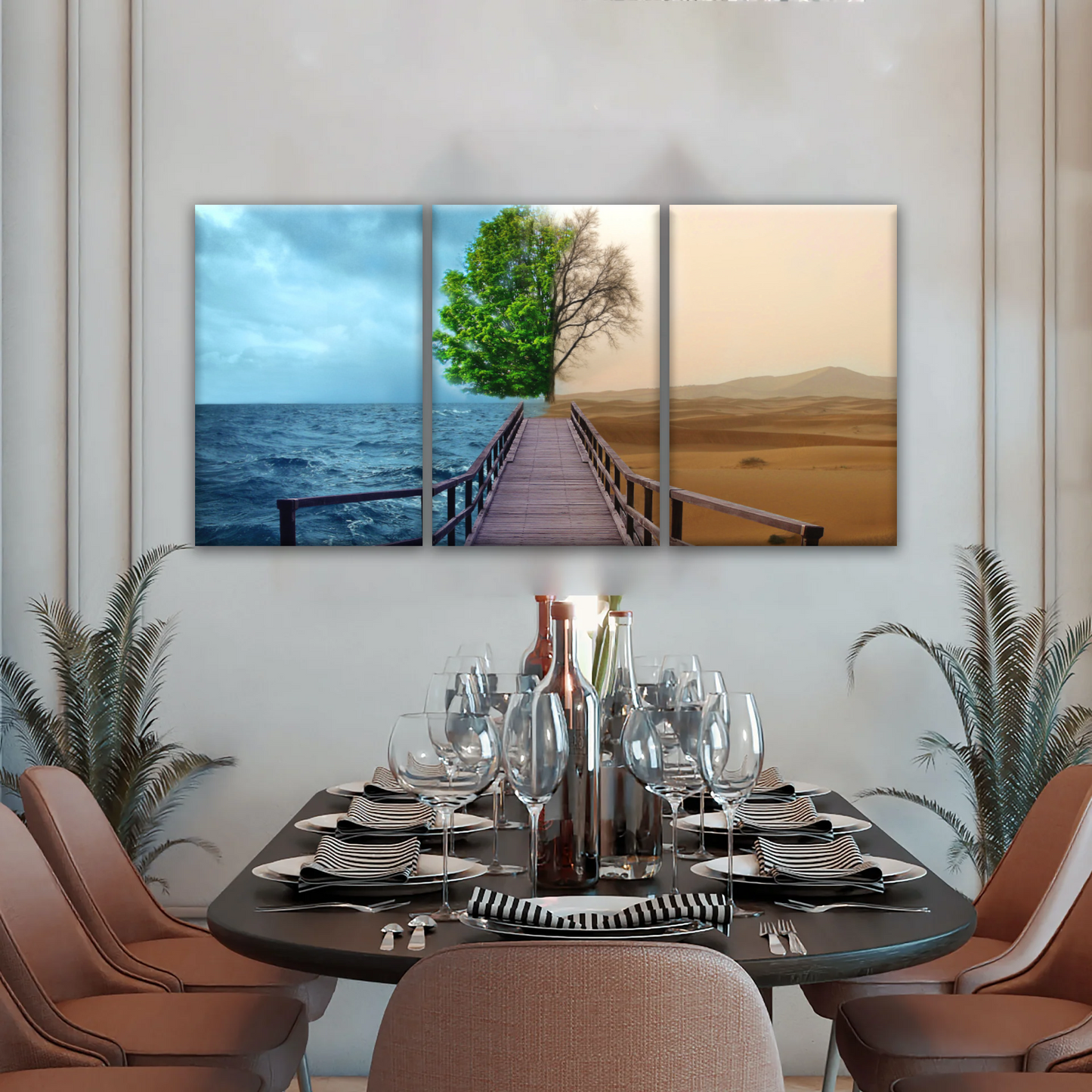 Changing Of Seasons Art Print On Canvas