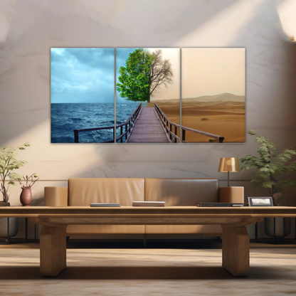 Changing Of Seasons Art Print On Canvas