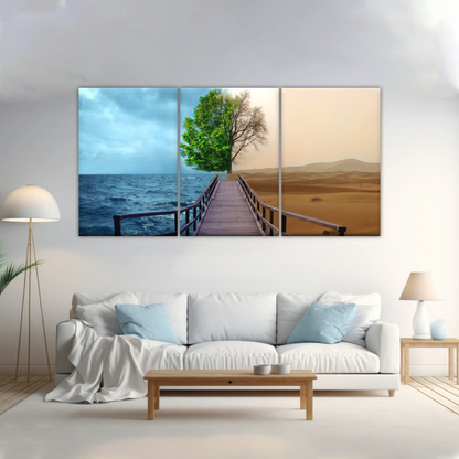 Changing Of Seasons Art Print On Canvas