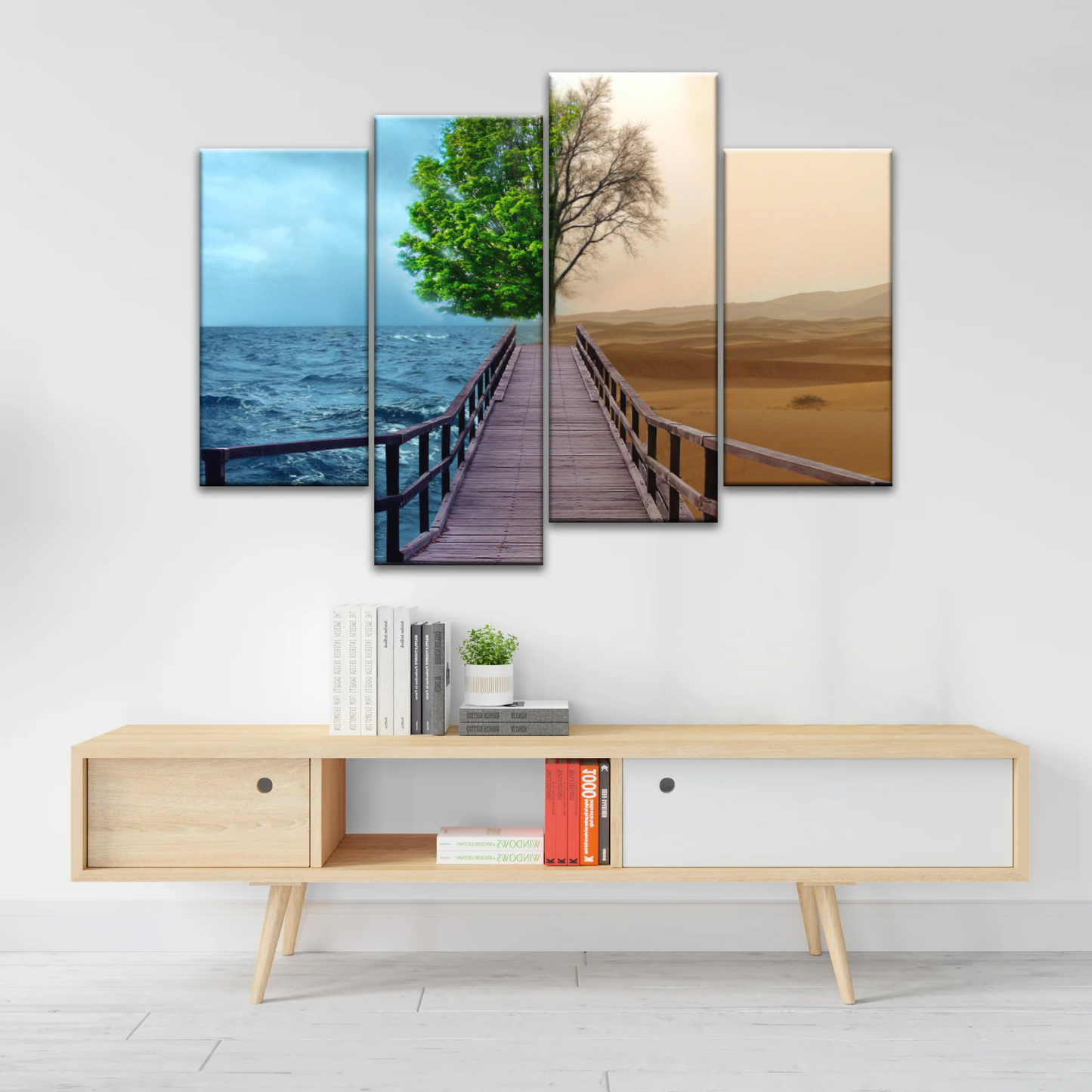 Changing Of Seasons Art Print On Canvas