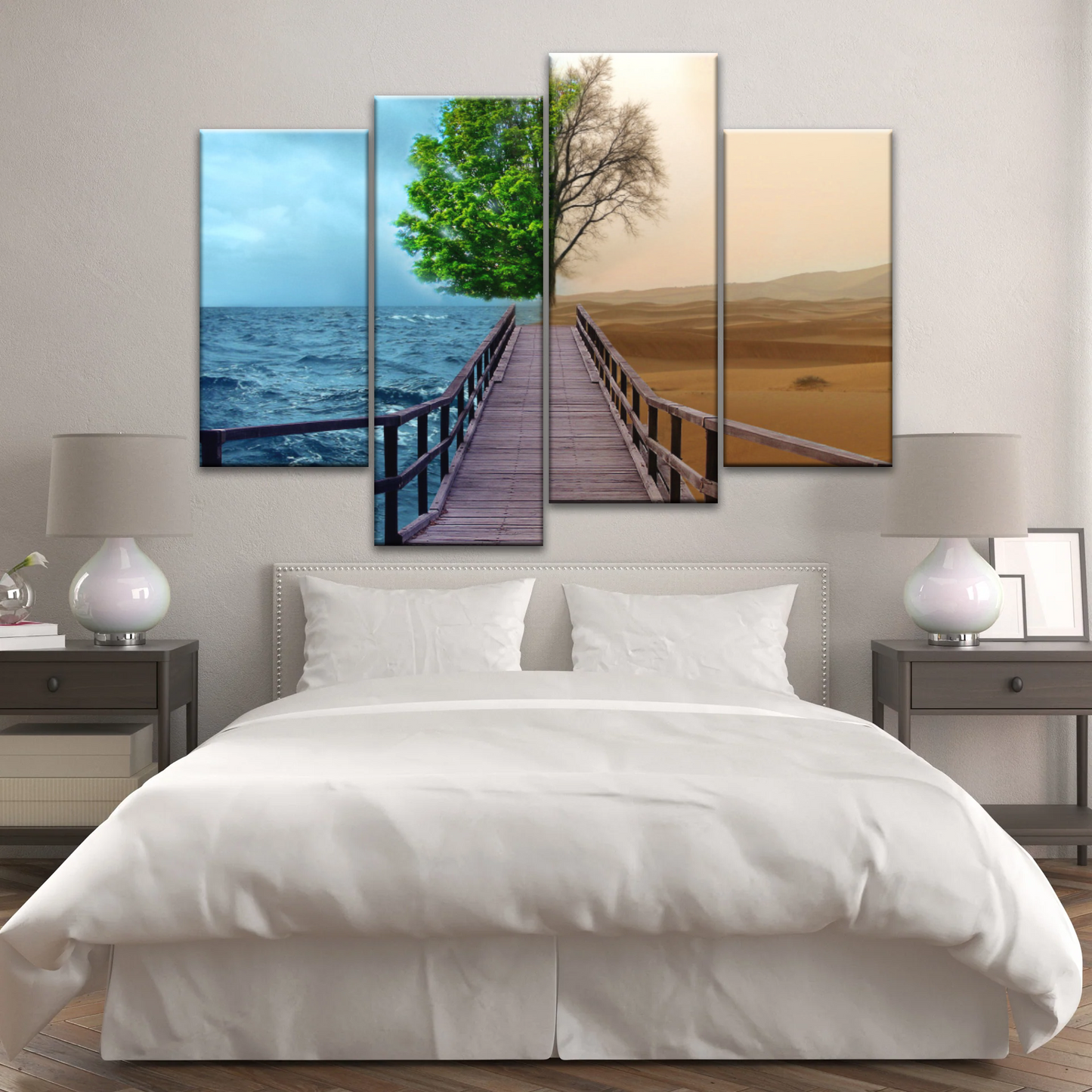 Changing Of Seasons Art Print On Canvas