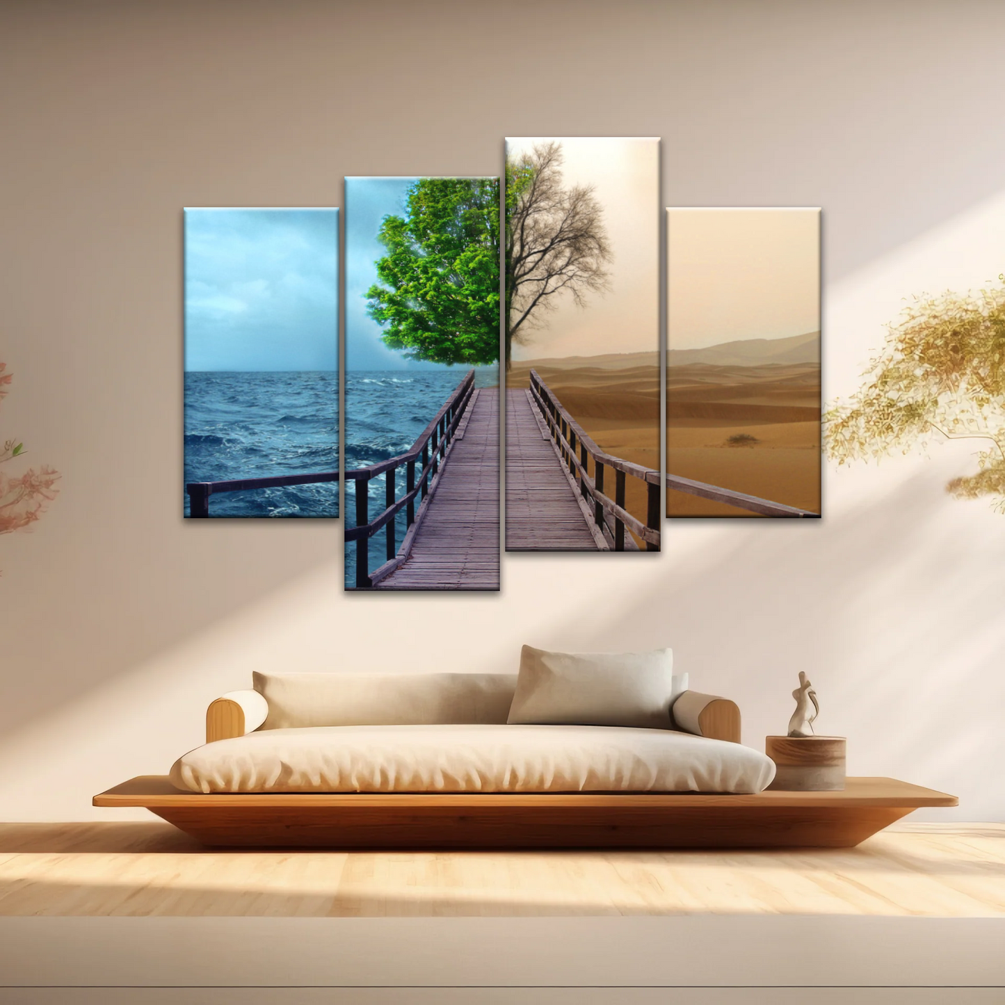 Changing Of Seasons Art Print On Canvas