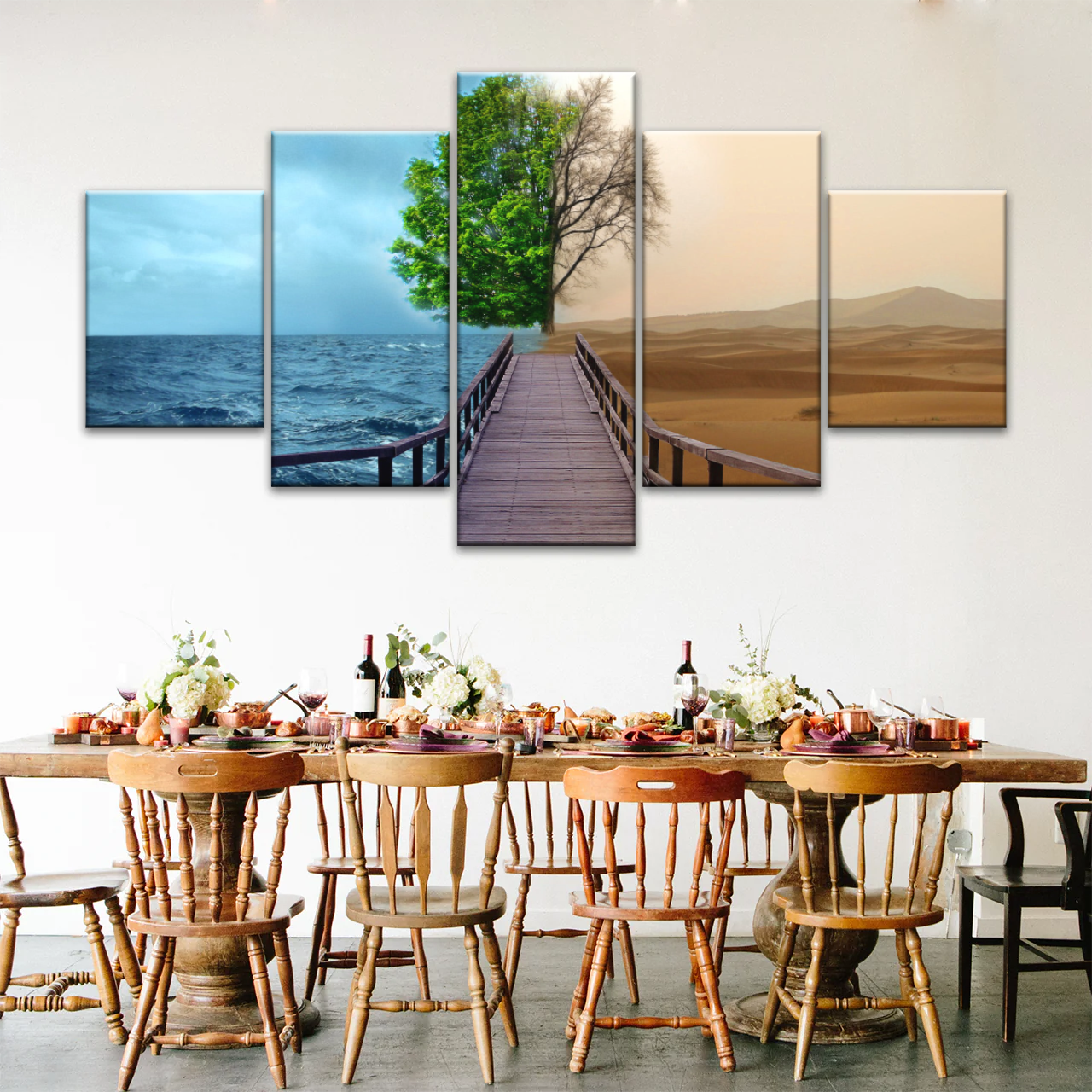 Changing Of Seasons Art Print On Canvas