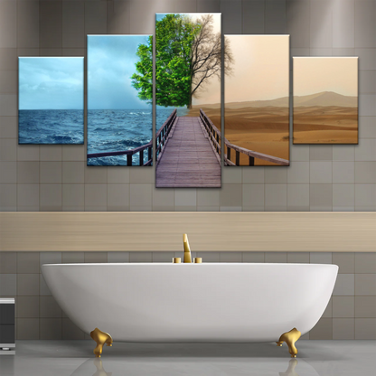 Changing Of Seasons Art Print On Canvas