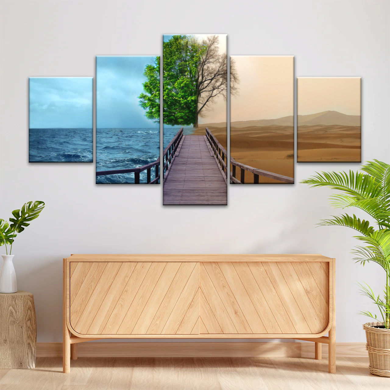 Changing Of Seasons Art Print On Canvas