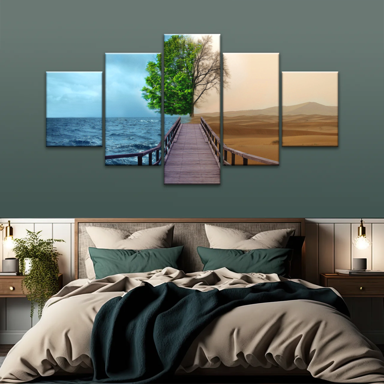 Changing Of Seasons Art Print On Canvas