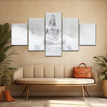Load image into Gallery viewer, Hindu Deity Statue Shiva in the Mist Canvas Prints Wall Art
