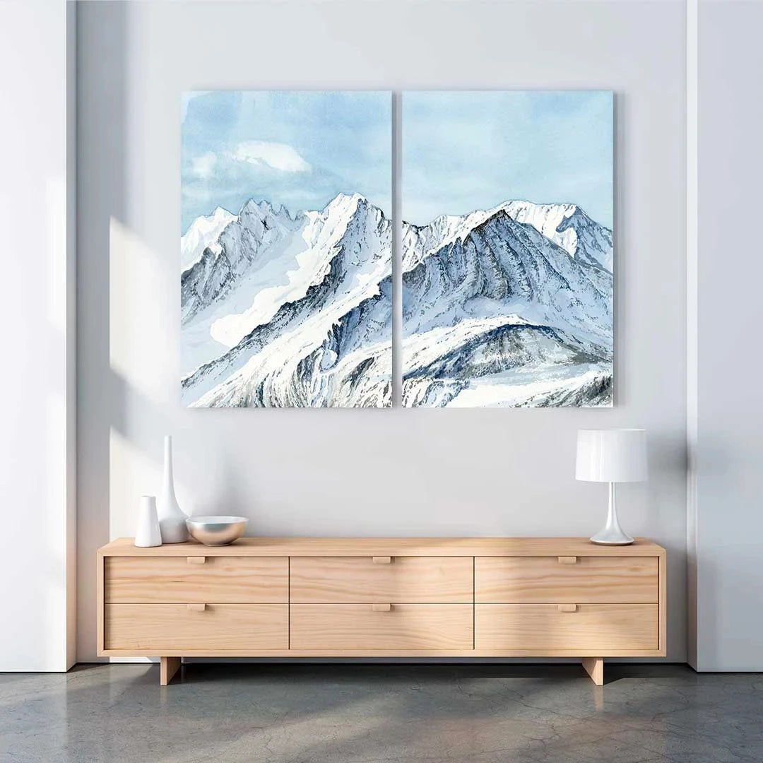 24" x 32" (60x80cm) 2 Piece Portrait Canvas