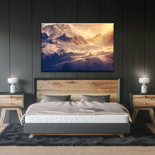 Load image into Gallery viewer, Snow Mountains Under The Golden Sunshine Wall Art Painting