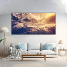 Load image into Gallery viewer, Snow Mountains Under The Golden Sunshine Wall Art Painting