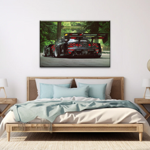 Load image into Gallery viewer, Sports Car Mazda Tuning Black Cars Print On Canvas