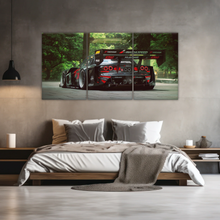 Load image into Gallery viewer, Sports Car Mazda Tuning Black Cars Print On Canvas