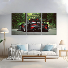 Load image into Gallery viewer, Sports Car Mazda Tuning Black Cars Print On Canvas