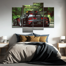 Load image into Gallery viewer, Sports Car Mazda Tuning Black Cars Print On Canvas