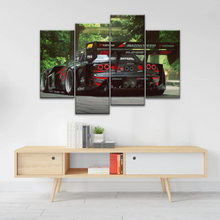 Load image into Gallery viewer, Sports Car Mazda Tuning Black Cars Print On Canvas
