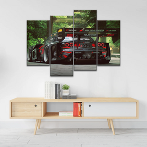 Sports Car Mazda Tuning Black Cars Print On Canvas