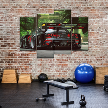 Load image into Gallery viewer, Sports Car Mazda Tuning Black Cars Print On Canvas