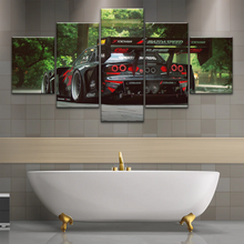 Load image into Gallery viewer, Sports Car Mazda Tuning Black Cars Print On Canvas