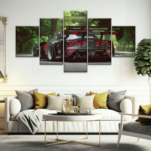 Load image into Gallery viewer, Sports Car Mazda Tuning Black Cars Print On Canvas